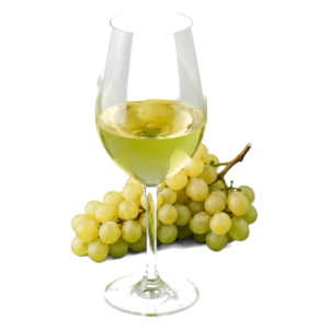 Glas Albariño met druiven
