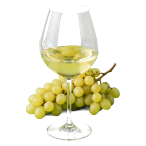Glas Chablis met druiven