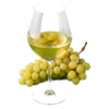 Glas Chenin blanc Loire met druiven