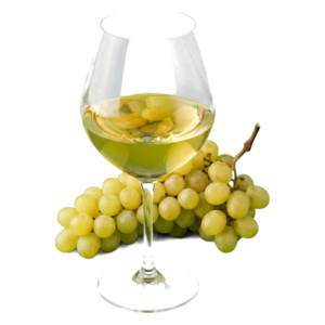 Glas Chenin blanc Loire met druiven