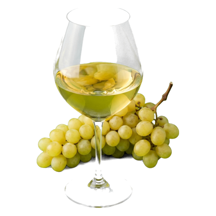 Glas Chenin blanc Loire met druiven