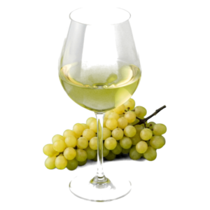 Glas Chenin blanc Zuid-Afrika met druiven