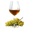 Georgische amberwijn in het glas