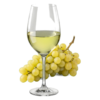 Glas Johanniter (NL) met druiven
