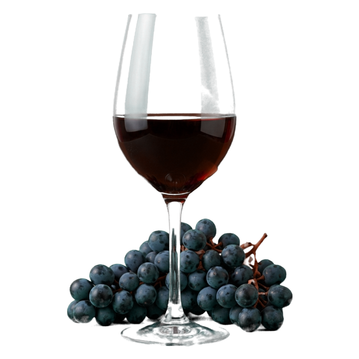 Montepulciano d’Abruzzo in het glas