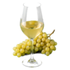 Glas Moscato d’Asti met druiven
