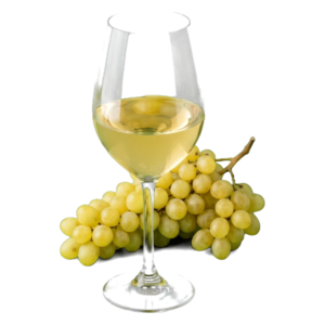Glas Moscato d’Asti met druiven