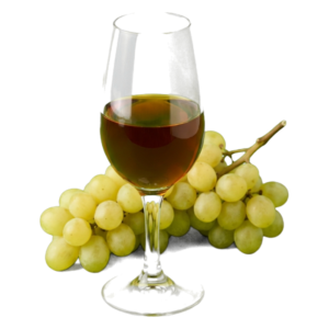 Glas Oloroso met druiven