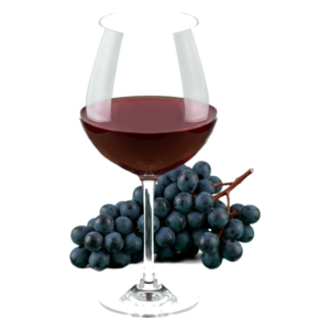 Glas Regent (NL) met druiven