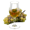 Glas Sauternes met druiven