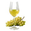 Glas Verdejo met druiven