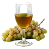 Glas Vin santo met druiven
